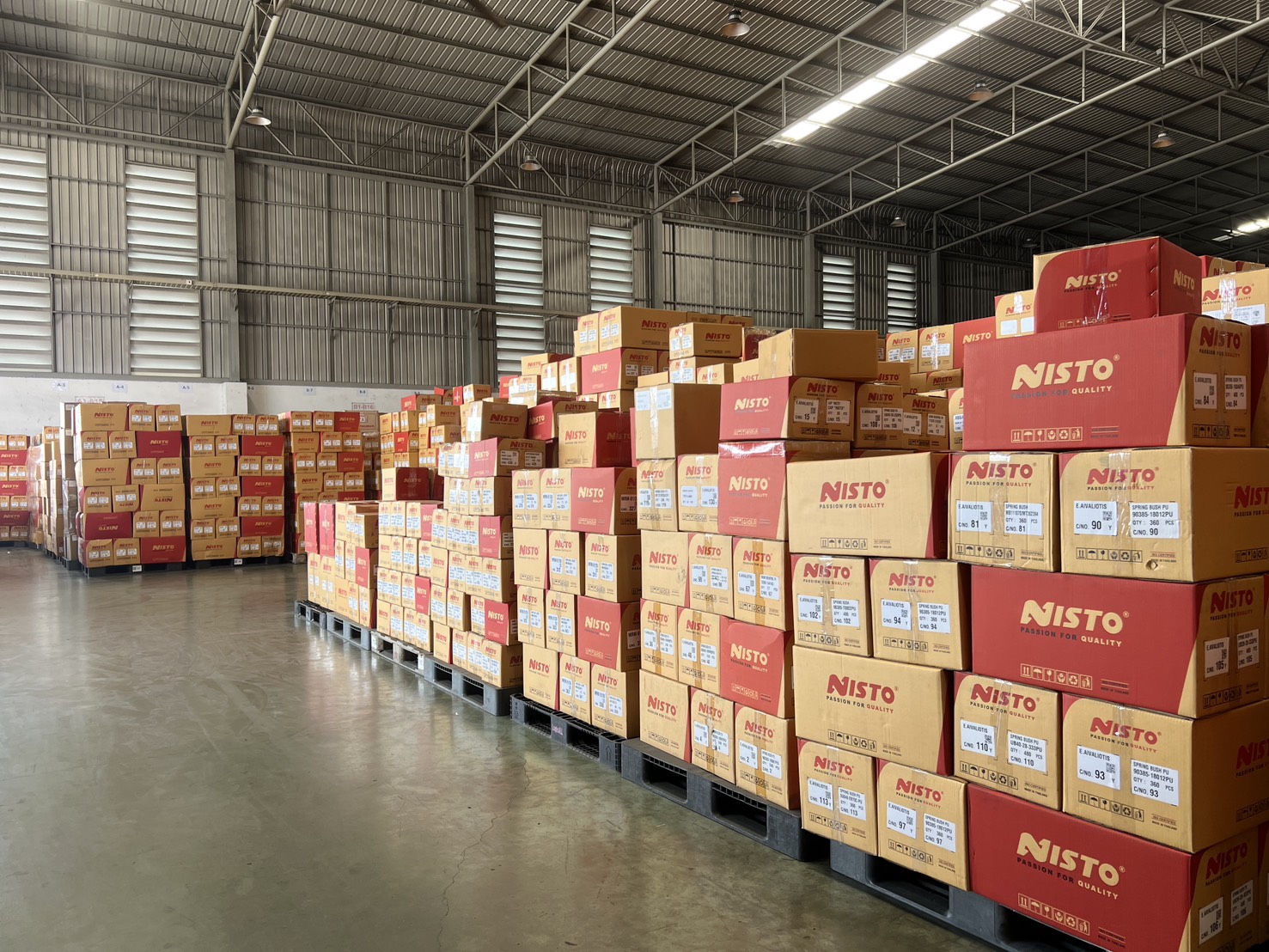 NISTO warehouse and logistics
